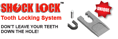 SHOCK LOCK™ TOOTH LOCKING SYSTEM SHOCK LOCKâ„¢ TOOTH LOCKING SYSTEM - Solaris Attachments